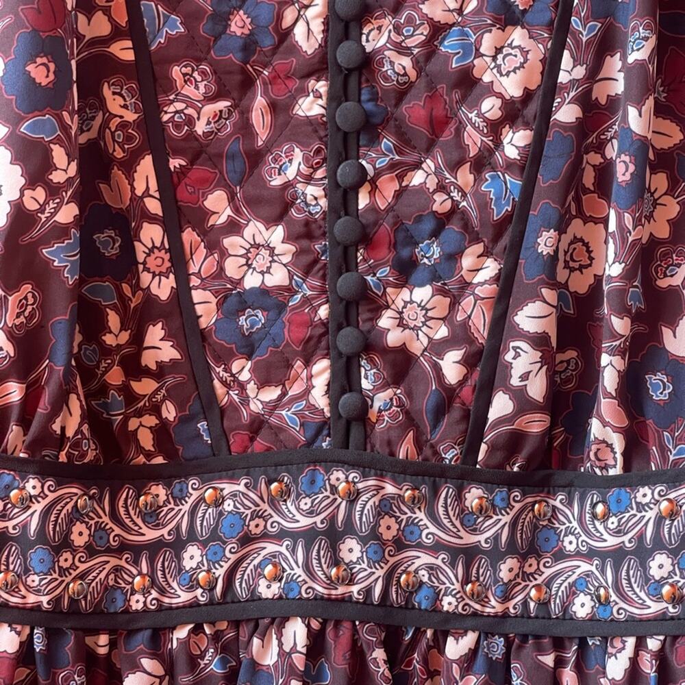 Kate Spade Madison Ave patchwork roseta dress size 2 - Picture 12 of 14